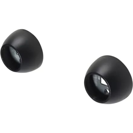 Decomode - Gordijnsteun - Metaal - Zwart - Dia. 20mm - 2 Stuks – Steun In De Dag Halfrond