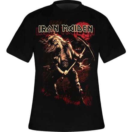 Iron Maiden - Benjamin Breeg Red Graphic Heren T-shirt - S - Zwart