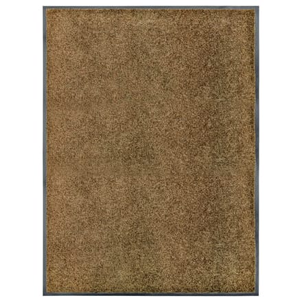 vidaXL - Deurmat - wasbaar - 90x120 - cm - bruin