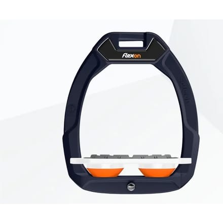 Veiligheidsstijgbeugels Plat Grip Aluminium/Wit/Oranje Flex-On Safe-On