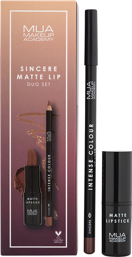 MUA Matte Lip Duo Set - Sincere