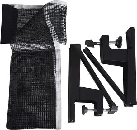Tafeltennisnet - Pong Net - Sport Training - Draagbaar en Verstelbaar - 1.5 Meter - Zwart