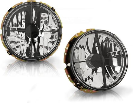 Buitenste koplampen VW GOLF 1 05 74-07 83 CHROOM