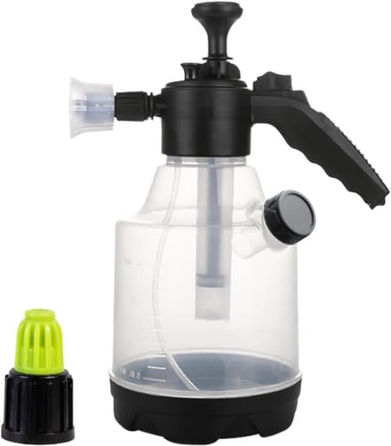 Schuimspuitfles - Drukspuit - Auto reinigen - Handmatige tuinpomp - 3 liter - Wit