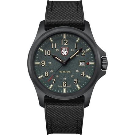 Luminox Atacama Field Rubber Strap Green Dial Quartz XL.1977 100M Herenhorloge groen