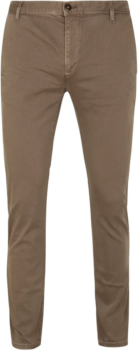 Alberto Rob Stretch Chino Beige - Maat W 35 - L 32 - Heren