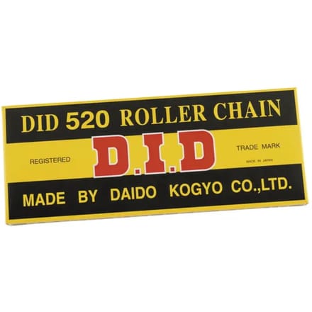 Motorfiets rolketting D.I.D 520(B&B) X 102 Mail. Rj