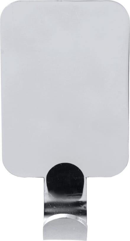 Wenko Wandhaak Premium Plus 6,5 X 3,5 X 4 Cm Rvs Zilver 2 Stuks