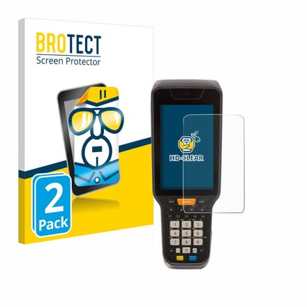 BROTECT - Screenprotector voor Datalogic Skorpio X5 - Folie Beschermfolie transparant 2 Stuks