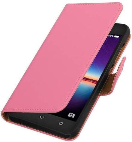 Bookstyle Wallet Case Hoesjes Geschikt voor Huawei Y3 II Roze