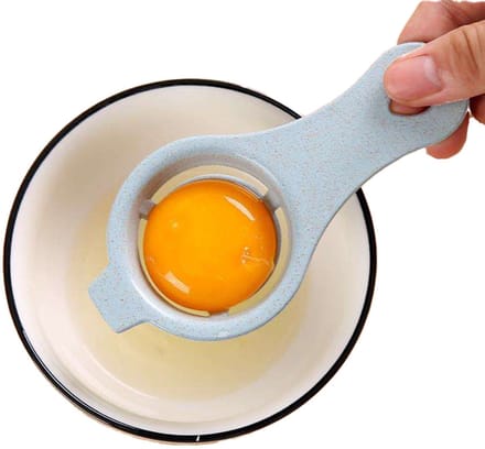 Eierscheider - Eigeel scheider - Eiwit scheider - Egg separator - Blauw - Kunststof - Ei scheiden - Bakken - Koken - Keukentool - Keukengadget - CHPN