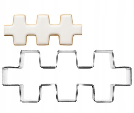 Koekjesvorm hek - 9cm - voor koekjes, peperkoek en marsepein