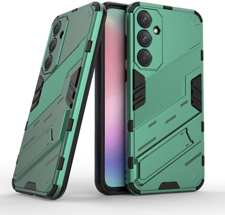 Solidenz StandGuard Xtreme geschikt voor Samsung Galaxy A35 hoesje - Groen