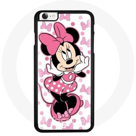 Coque - Maniacase - Iphone 6 - Souple - Noir - Minnie Mouse