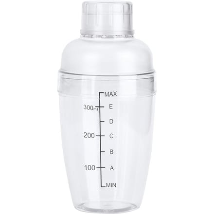 PC Cocktailshaker met Schaal Melkkan Sappen Wijn Plastic Beker voor Thuisbar Winkel 350ml white
