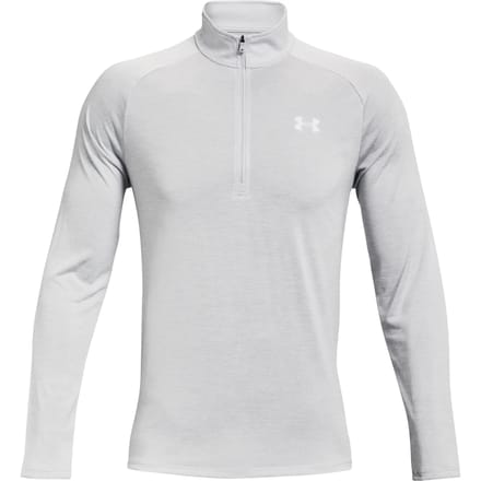 Under Armour UA Tech 2.0 1/2 Zip-GRY Heren Sporttrui - Halo Grijs - Wit