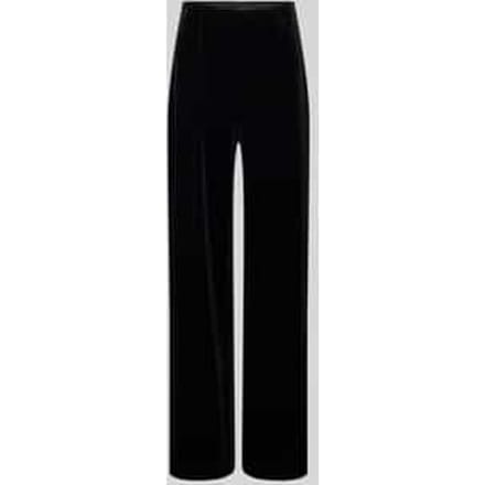 Relaxed fit fluwelen broek met elastische band, model 'SHANNA'