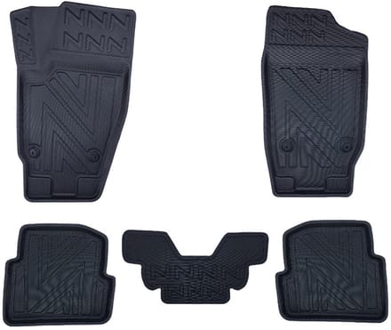 Rubbermatten Volkswagen Polo 2001-2017 (complete set) - Premium carbonlook
