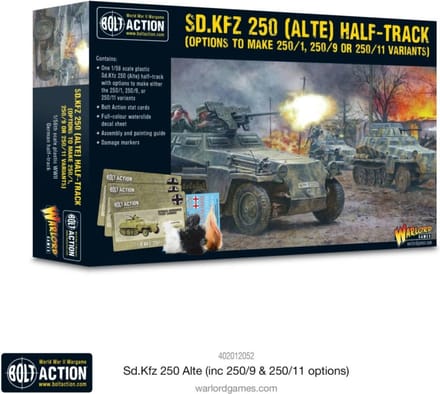 Sd.Kfz 250 (Alte) Half-Track (250/1, 250/9 & 250/11 Variants)