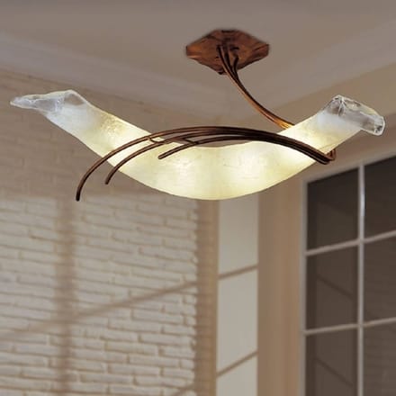 Sil-Lux Plafondlamp ROMA 30 koperrood