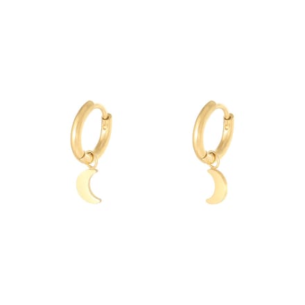 Yehwang - Oorbellen Moon - Goud
