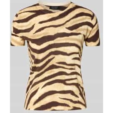 Gebreid shirt met ronde hals, model 'EYELAH'