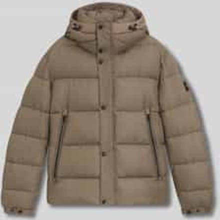 Regular fit gewatteerd jack van waterafstotend materiaal, model 'OMARIS'