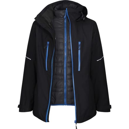 Regatta Heren X-Pro Evader III Jas (Zwart/Oxford Blauw)