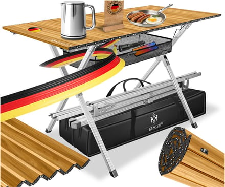 KESSER® Campingtafel inklapbare Tafel - Vouwtafel voor Buiten en Camping - Klaptafel Weerbestendig Tuintafel