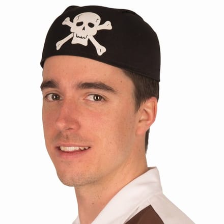 Hoed piraat skull - Zwart - one size