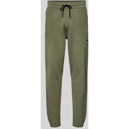 Regular fit sweatpants met jacquard-accenten, model 'ACTIVE PUSH'