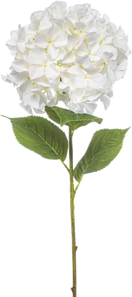 Emerald - Kunstbloem Hortensia XL wit 90cm - Kunstplant voor binnen