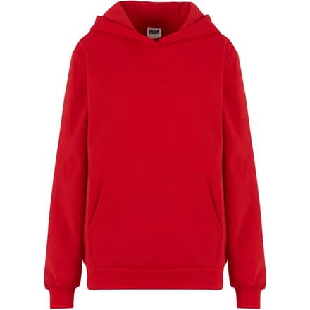 Urban Classics - Loose Light Brushed Fleece Hoodie/trui - M - Rood