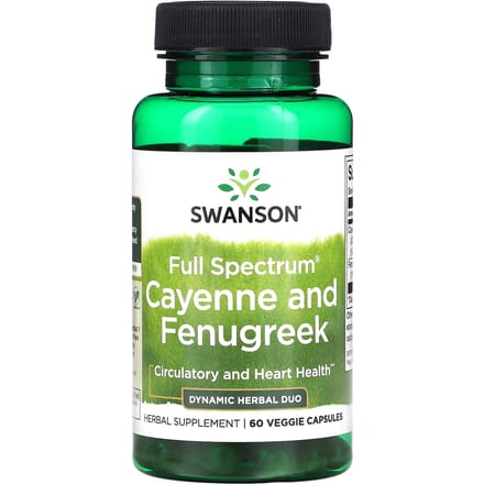 Volledig Spectrum Cayenne & Horopa, 60 Plantaardige Capsules