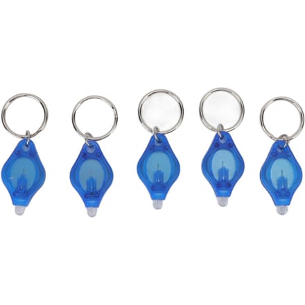 5 STUKS Mini LED Sleutelhanger Zaklamp Draagbare Sleutelhanger Zaklamp voor Sieraden Detectie Wit Licht blue