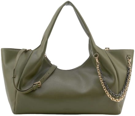 SEIDENFELT MANUFAKTUR schoudertas Lainio Shoulderbag Khaki kaki