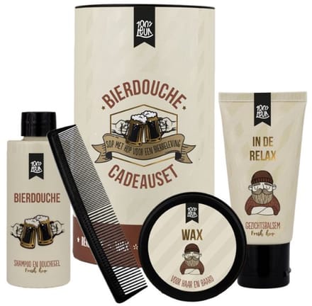 100%LEUK - Cadeaupakket - Bierdouche