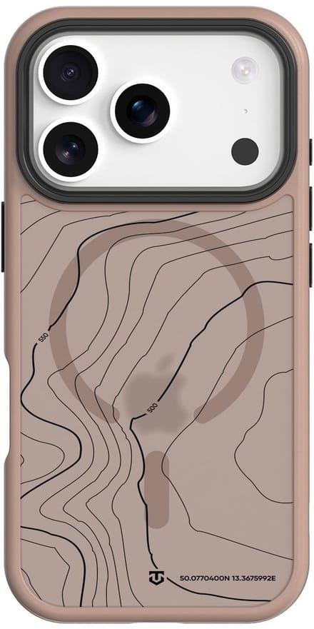 Tactical iPhone 17 Pro MagForce Hyperstealth Sika Cover – Hoesje met Losse Klikbare Knoppen – Mocha Mousse
