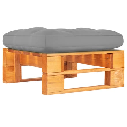 vidaXL - Tuinhocker - pallet - honingbruin - geïmpregneerd - grenenhout