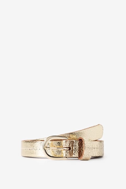 Sissy-Boy - Gouden riem met goudkleurige gesp - 85