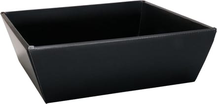 Mand | golfkarton | biermand | 31x29x10cm | vierkant | zwart | 10 stuks