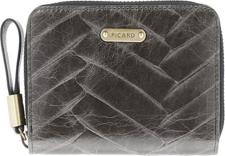 PICARD Portemonnee Basket 1 Zip Wallet Black Zwart