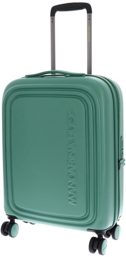 MANDARINA DUCK trolley Logoduck + Expandable Cabin Trolley Foliage Green groen 55cm