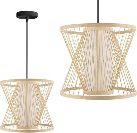 Toolight App1630-1Cp Hanglamp Beige 30X35X30Cm