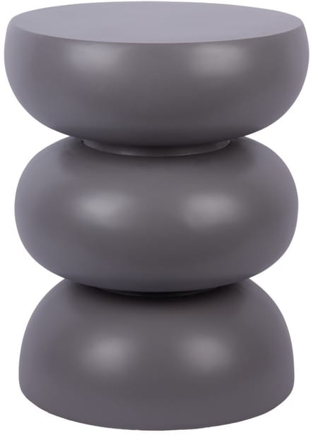 Leitmotiv Kruk Curva - Antraciet - 35.5x35.5x44cm - Modern
