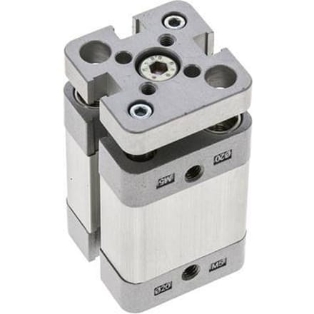 ISO 21287 Compacte Dubbelwerkende Cilinder 20-15mm - Magnetisch - Niet-roterend