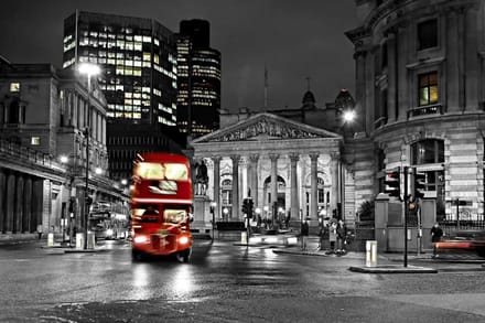 Poster | Grijs , Zwart | 104 x 70,5 cm