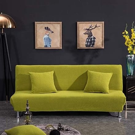 Elastische Sofabescherming van Polyester en Spandex voor Armless Bank en Bed - Zacht en Comfortabel