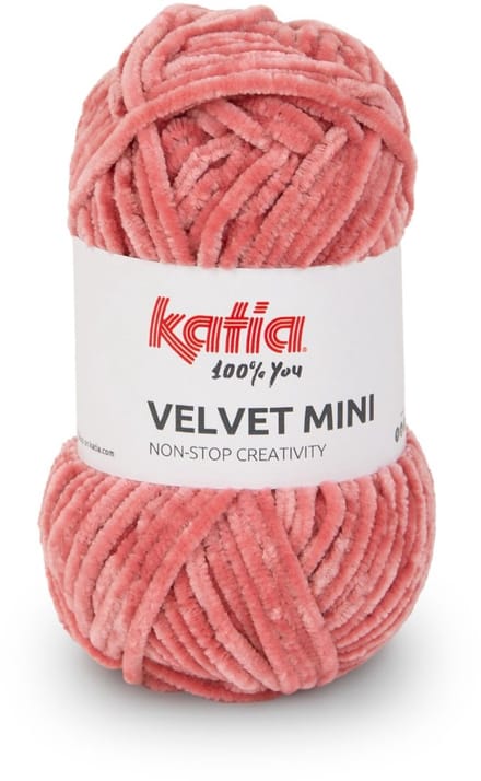 Katia Velvet Mini - 212 Framboos - Chenille Garen