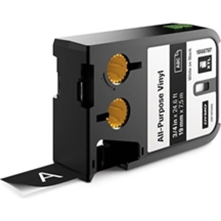 DYMO 1868797 XTL tape vinyl wit op zwart 19mm (origineel)